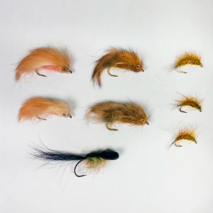 Unique Flies Kystffluer Med Uv Sortiment D  7 Stk