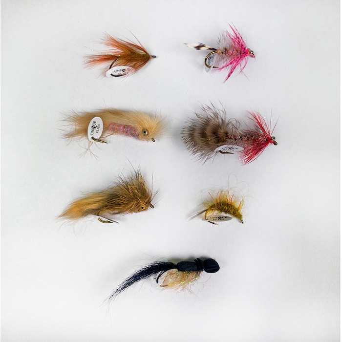 Unique Flies Kystffluer Med Uv Sortiment C  7 Stk