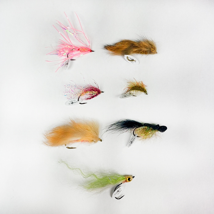 Unique Flies Kystffluer Med Uv Sortiment B  7 Stk